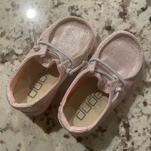 HeyDude Wendy Sparkling Pink Toddler Shoes